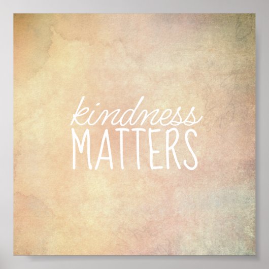 親切な問題引用文ヴィンテージルックス水色 ポスター (正面)