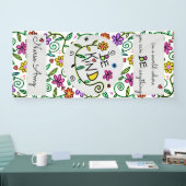 親切な学校パーソナライズされたナースのドアの装飾 横断幕 (トレードショー)