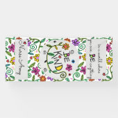 親切な学校パーソナライズされたナースのドアの装飾 横断幕 (横)