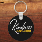 親切な引用文を言う一感動的語 キーホルダー (正面)