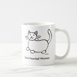 親切な心がある女性のコーヒー・マグ コーヒーマグカップ