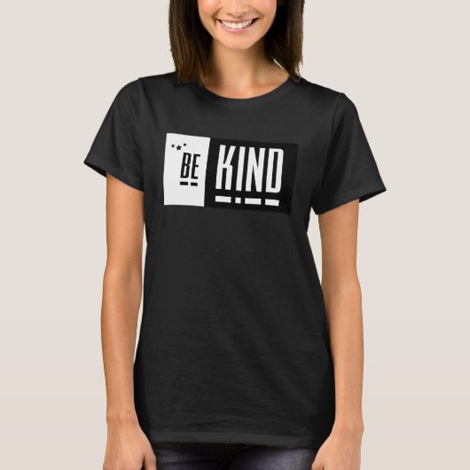 親切な手話で親切にする Tシャツ (正面)