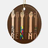 親切な手話先生 セラミックオーナメント (左)