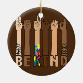 親切な手話先生 セラミックオーナメント (裏面)