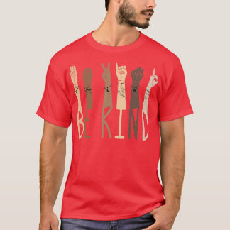 親切な手話12 Tシャツ