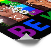 親切な手話LGBTQゲイLes P ポスター (角)