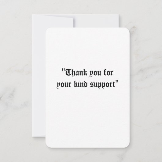 親切な支援サンキューカード サンキューカード (裏面)