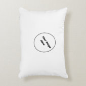 親切な枕のあなたの1つを作って下さい アクセントクッション (正面(垂直))