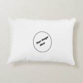 親切な枕のあなたの1つを作って下さい アクセントクッション (裏面)