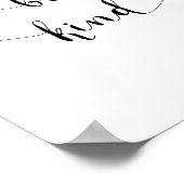 親切な毎日の感動的引用文 ポスター (角)