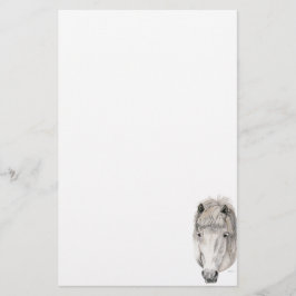 親切な目をアイスランドの馬 便箋