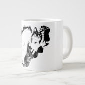 親切な目、シャギーチャーム ジャンボコーヒーマグカップ (正面右)