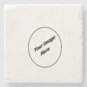 親切な石造りのコースターのあなたの1つを作って下さい ストーンコースター (正面)