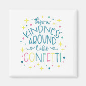 親切な紙吹雪 マグネット (正面)