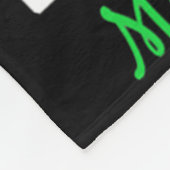 親切な緑のリボンヒマワリ精神的な健康意識 フリースブランケット (角)