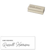 親切な署名 ラバースタンプ (押印)