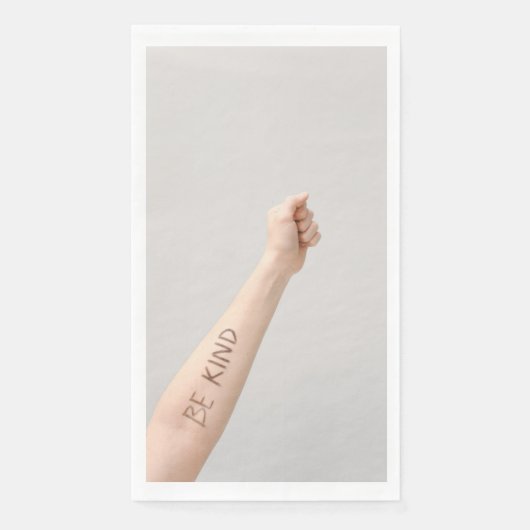 親切な腕のメッセージタオル (正面)