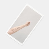 親切な腕のメッセージタオル (コーナー)