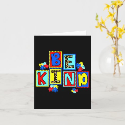 親切な自閉症意識Asl優しさ自閉症ママT カード (黄色い花)