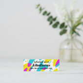 親切な行いの名刺 スキニー名刺 (スタンド正面)