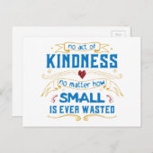 親切な行為なし ポストカード (正面/裏面)