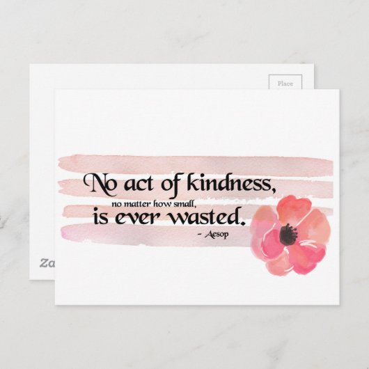 親切な行為の名言 ポストカード (正面/裏面)