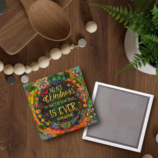 親切な行為は小さな親切トレンディーおもしろい マグネット