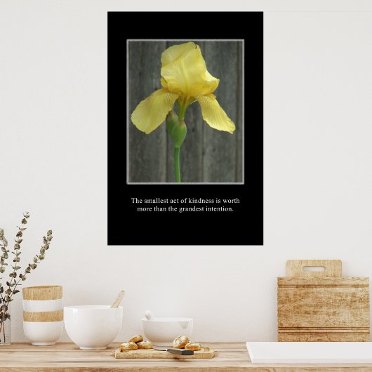 親切な行為は意図無く価値がある ポスター (キッチン)