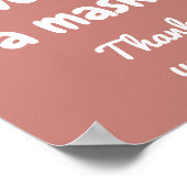 親切な衣服マスクシナモンバラポスター ポスター (角)