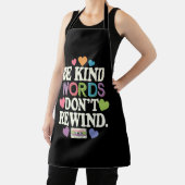 親切な言葉は巻き戻せないおもしろい エプロン (インサイチュ)