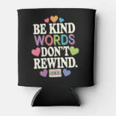 親切な言葉は巻き戻せないおもしろい 缶クーラー (正面)