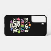 親切な言葉は巻き戻せないおもしろい SAMSUNG GALAXYケース (裏面横)