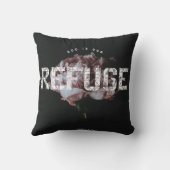 >- >親切な>->の枕の1つ クッション (裏面)