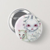 "親切な"ボタンの2 缶バッジ (正面&裏面)