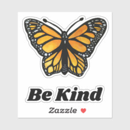 親切な（昆虫）オオカバマダラ、モナーク蝶の水色絵画の シール