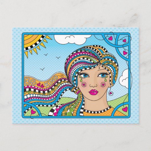 親切な_葉書 ポストカード (正面)