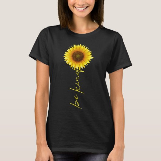 親切な sunflower tシャツ (正面)