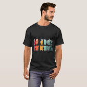 親切なASLアメリカ手話 Tシャツ (正面フル)