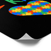 親切なAsl American手話の自閉症が待っている ポスター (角)