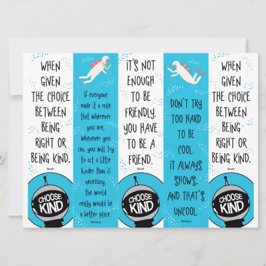 親切なDIYのしおりを選んで下さい 招待状 (正面)