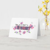 親切なGrammyの1つ カード (黄色い花)