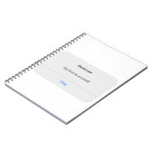 親切なIOS 感動的 iphoneポジティブなシャツ ノートブック (左側)