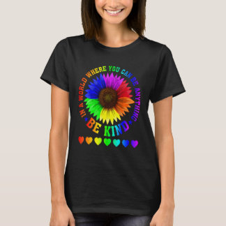 親切なLgbtになれる世界で Tシャツ