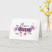 親切なOmaの1つ カード (黄色い花)