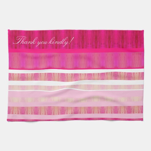 親切にありがとう キッチンタオル (横)