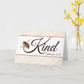 親切にしなさい カード (黄色い花)