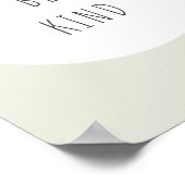 親切にしなさい。ポスターとプリント ポスター (角)