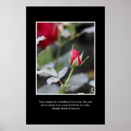 親切にするのにあまり長く待つな ポスター