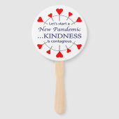 親切にする ハンドファン (裏面)