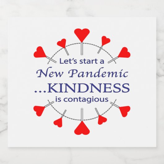 親切にする ビールラベル (シングルラベル)